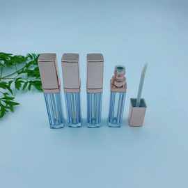 现货镜面唇釉管5ml唇彩 唇蜜管 化妆品包材透明方形管DIY液体遮瑕
