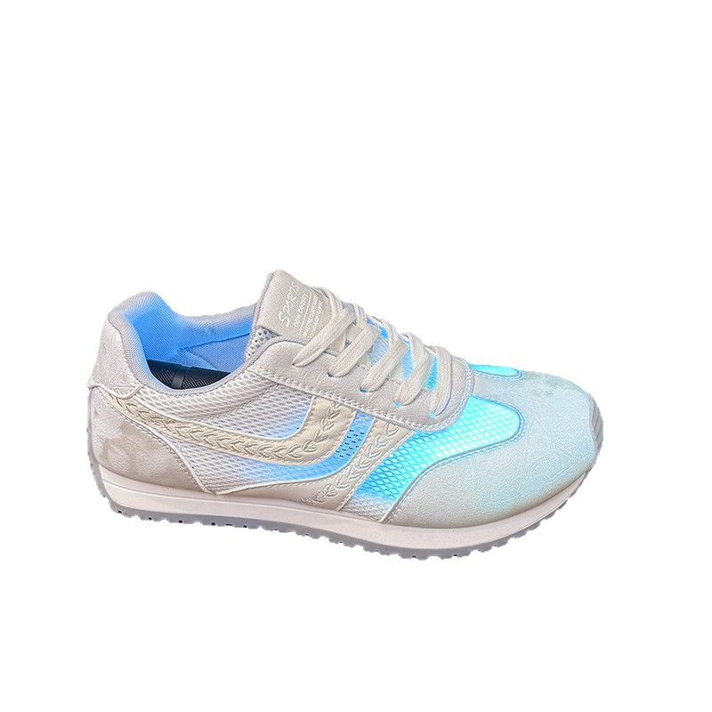 Zapatos de entrenamiento de alta calidad de malla transpirable de color de primavera y verano de 2026 nuevas zapatillas de deporte casuales de moda retro