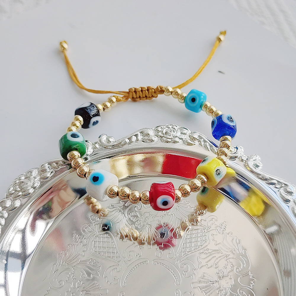 Fashion Eye glass Copper Knitting Plating Bracelets 1 Piece