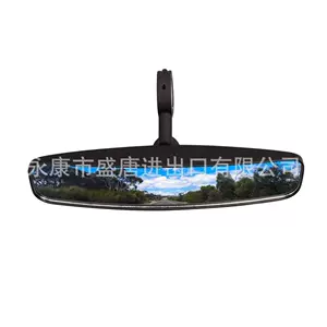 GOOFIT 44mm Qara Arxa Güzgü UTV RZR XP1000-570 Off-road Motosiklet üçün