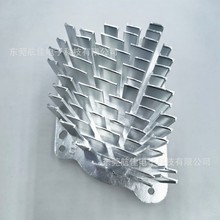 LED冷锻新能源汽车灯散热器锻压大灯散热器挤压前照灯散热器雾灯
