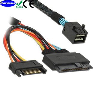 Minisas Hd High-Speed Cable Sff-8643 to Ff-8639 U.2 Supports All Nvme Ssd