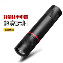 森林虎M112锂电小型铝合金手电筒led可充电式便携轻巧家用小手电