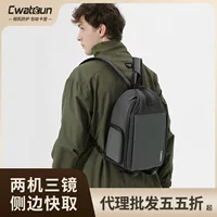 Cwatcun Гонконг одноплечий скошенный фотоаппарат сумка анти-всплеск ткани зеркальная камера микро-одиночная камера рюкзак сумка для фотографии