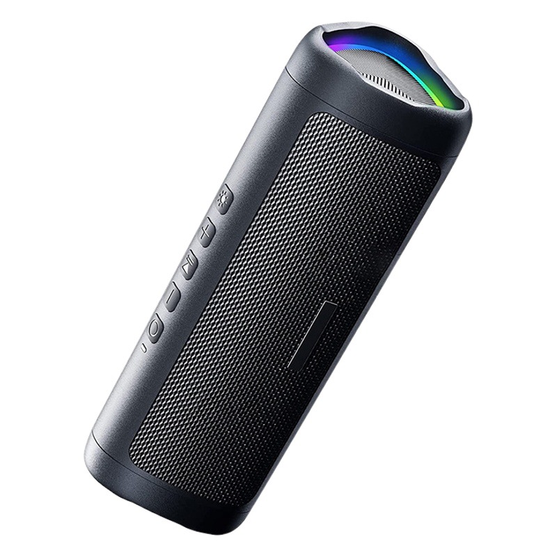 Saiboris nuevo Bluetooth 5,3 luz colorida portátil TWS impermeable Bluetooth altavoz HD llamada