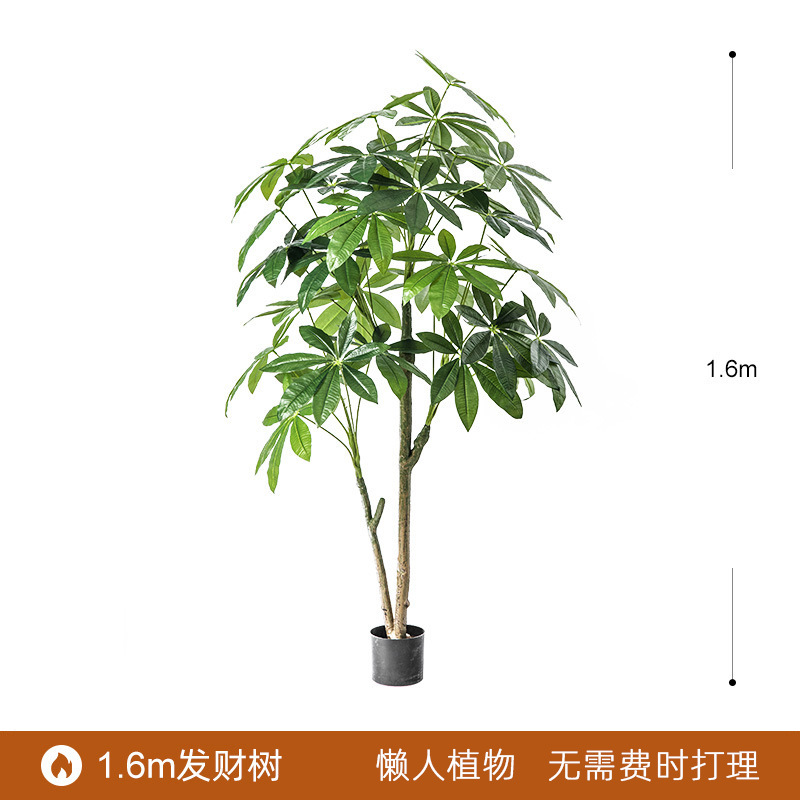 Planta verde artificial bonsai interior gran planta decoración fábrica al por mayor paraíso pájaro plátano decoración paisaje bonsai image 22