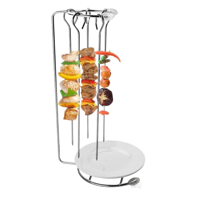 Manufacturer Barbecue Skewers Stainless Steel Barbecue Skewers Barbecue Goose Tail Needles Hanging Oven Barbecue Needles Barbecue Tools and Supplies in Stock
