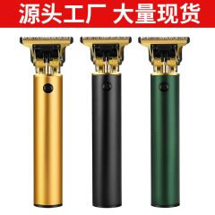 クロスボーダーt9理髪器卸売り髪剃り電気バリカン復古オイルヘッド彫刻デジタル表示専門理髪電気バリカン