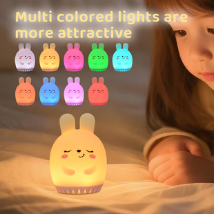 Cross-Border New Mini Sleep Instrument White Noise Portable Soothing Baby to Sleep Machine Music Night Light to Aid Sleep