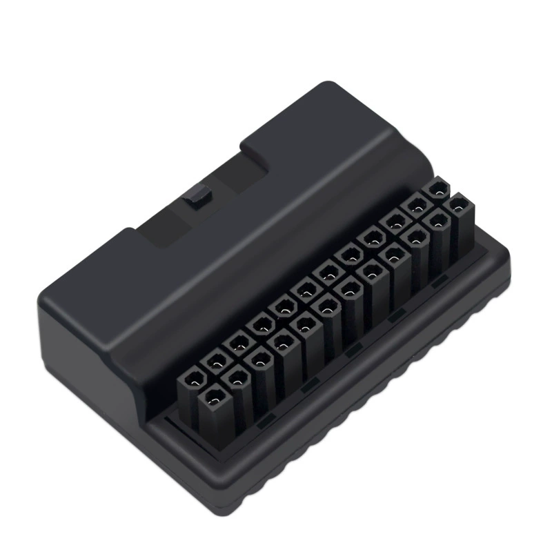 ATX материнская плата 24P блок питания 90 градусов поворот соединение DIY установка аксессуары хост-линию украшение и отделка