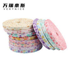 1cm车双面清新碎花印花压布条手工diy发饰发箍宠物项圈材料配件