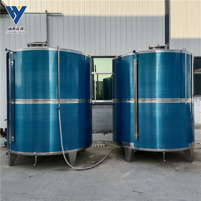 十吨不锈钢储酒罐 大型白钢液体储存罐 白酒果酒储存设备