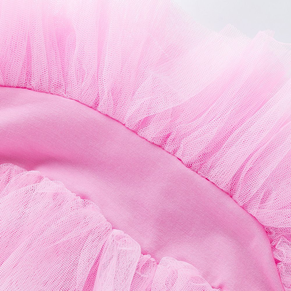 Benafique 2022 nuevo bebé verano vestido de color sólido vestido de seis capas 0 - 2 años vestido infantil vestido infantil