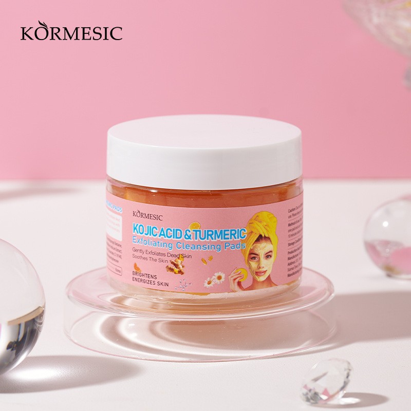 Almohadillas Limpiadoras Exfoliantes Faciales de Algodón para Cuidado Facial