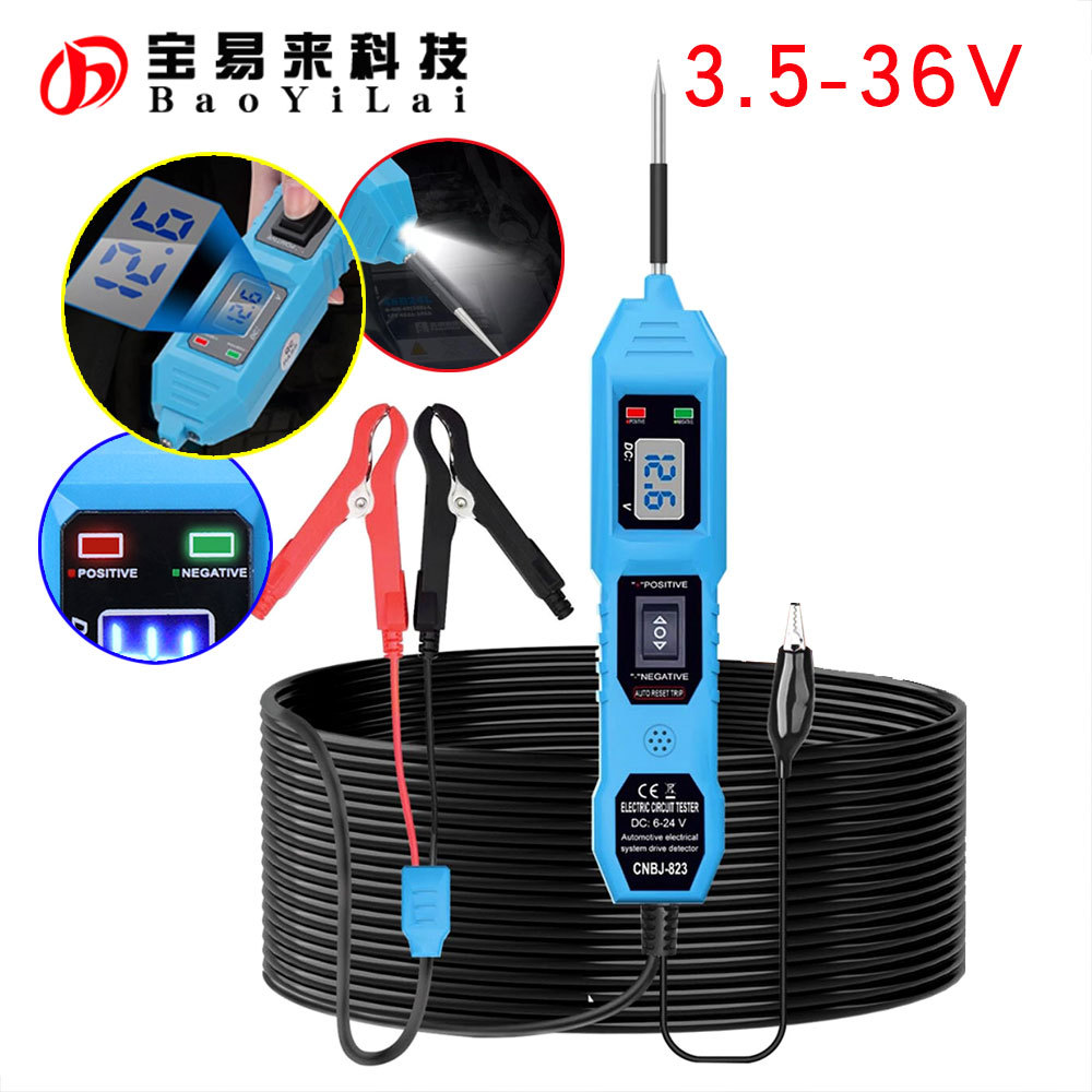 Automotive Electric Circuit Tester 3.5-36V 8A 汽车线路测试笔