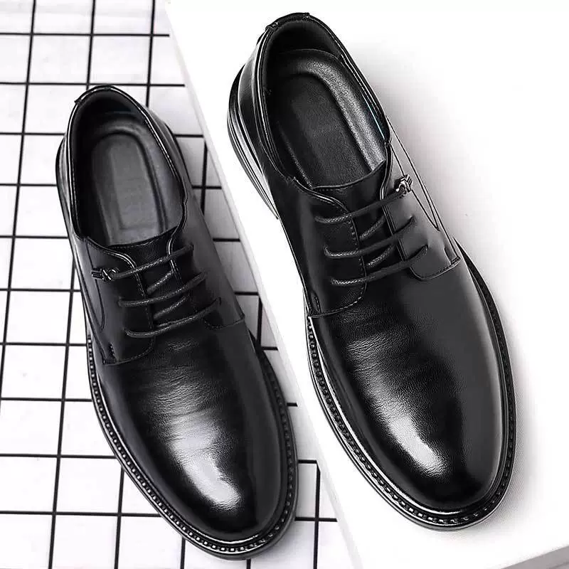 Кожаная обувь мужская обувь мужская обувь мягкая кожа мягкая подошва мужская живая бизнес-обувь молодежная повседневная обувь жениха свадебная обувь