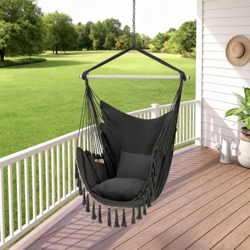Nordic Wind lona hanging Chair Dormitory Cradle Chair Lazy outdoor patio balcón columpios domésticos comercio exterior al por mayor image 3