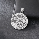 Мужская скандинавская двусторонная ретро подвеска из нержавеющей стали