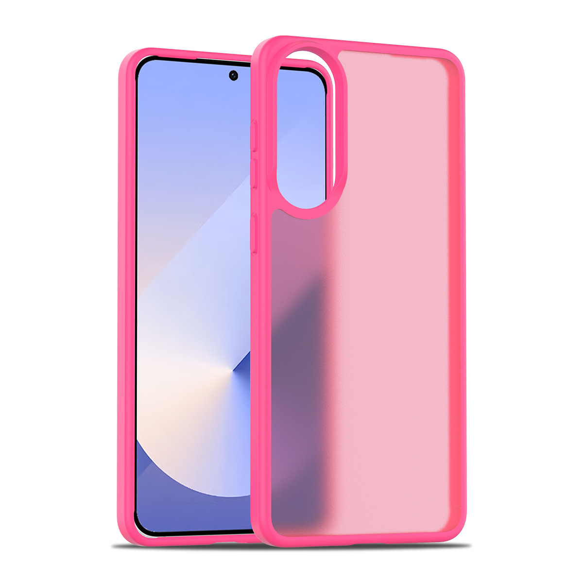 Adecuado para Samsung S25 Edge Sensación de piel esmerilada Silver Shield funda para teléfono móvil 2.0 gruesa y agradable para la piel funda protectora para teléfono móvil fábrica