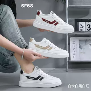 2026春季小白鞋新款韩版ins女学生皮面厚底运动休闲板鞋街拍SF68