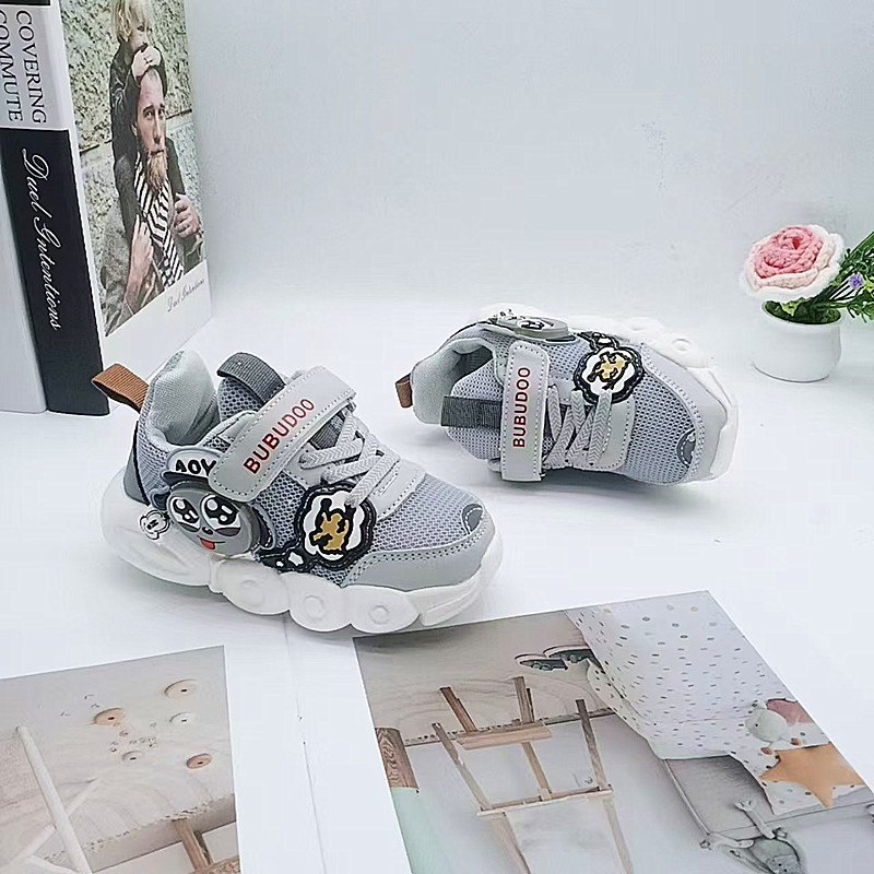 27-31 Tamaño de niños 3 - 6 años de zapatos deportivos 2025 respirables niños zapatos de bebé suaves zapatos casuales para niños niñas