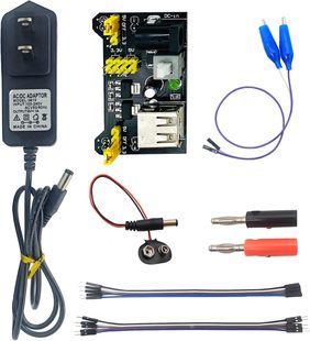 Arduino Power Supply Circuit Board 3.3V 5V Power Module + Minidodoca 9V 1A Adapt