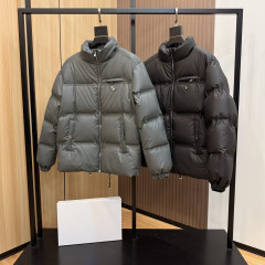 毒家现货原标P家经典三角铁标拉链口袋90白鸭绒蓬松羽绒服外套