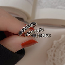 925纯银钱多多戒指女小众设计高级感时尚食指戒个性发财指环首饰