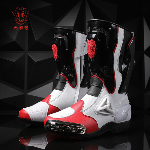 Winter cycling boots, men's rally cross-country cycling shoes, women's wind-proof, anti-skid and anti-impact knight boots, knight style