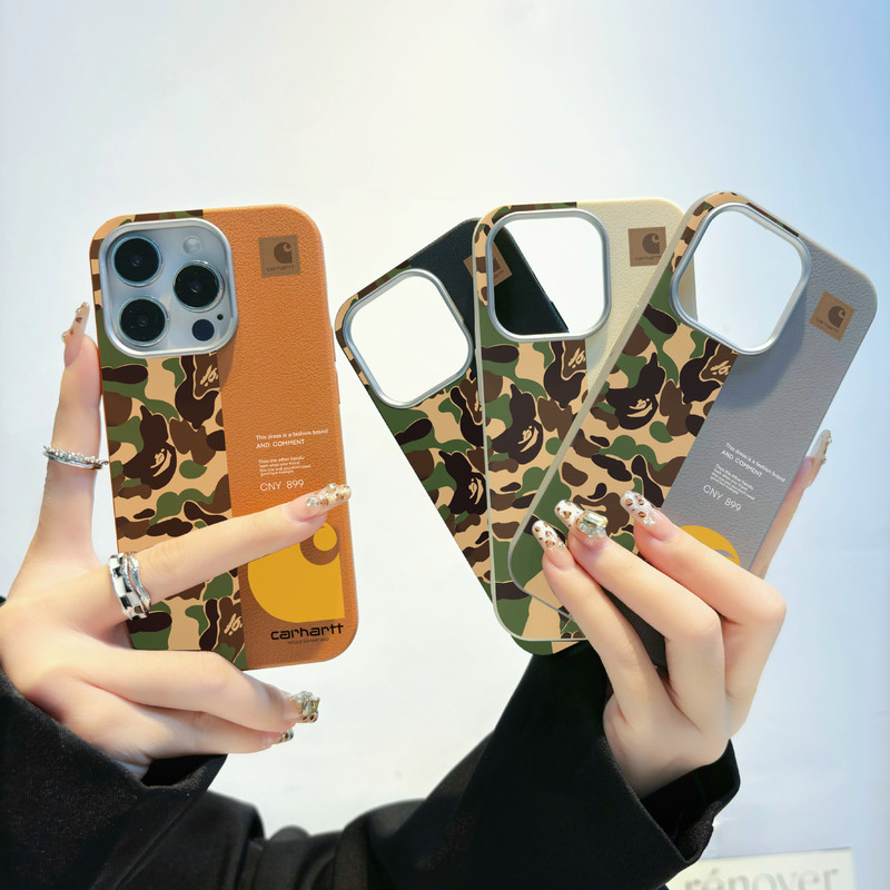 Suitable for Iphone16Promax Mobile Phone Case Apple 1513111214 Plain Leather Tpu Cross-Border Trendy Brand Protection Suitable for Iphone16Promax Mobile Phone Case Apple 1513111214 Plain Leather Tpu Cross-Border Trendy Brand Protection