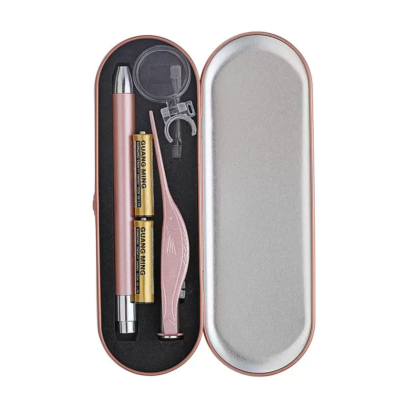 现货发光耳勺带灯佩戴放大镜可视儿童耳挖洁耳器掏耳勺工具套装