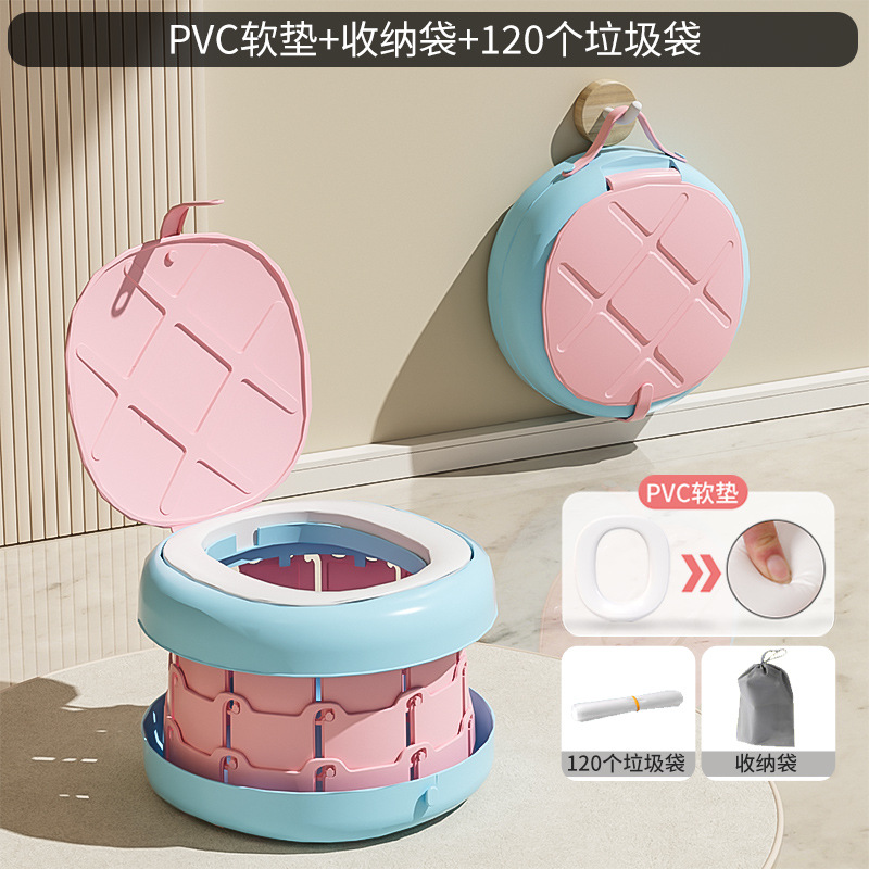 Inodoro plegable para niños orinal portátil para hombres de los niños orinal al aire libre inodoro de viaje para bebé