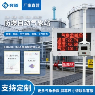 气象监测仪防爆工业小型气象站超声波罐区全自动油库气象仪化工厂