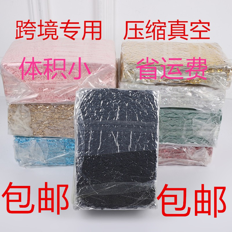 Cross-Border Popular Vacuum-Packed Crumpled Raffia Shredded Paper 450G/900G Gift Box Decoration Filler
