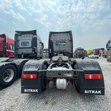 出售汕德卡牵引车头 二手10轮拖拉机拖车头 371马力货运卡车头