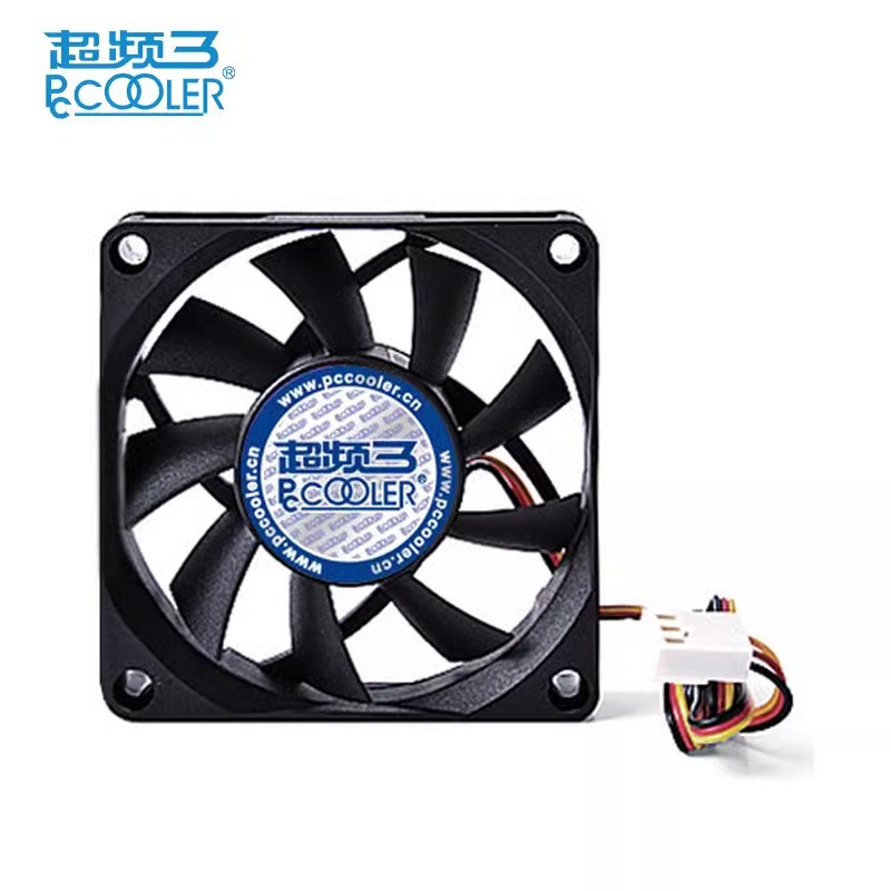 超频三旋风F72机箱风扇7厘米AMD散热器风扇7cm台式机电脑7015风扇