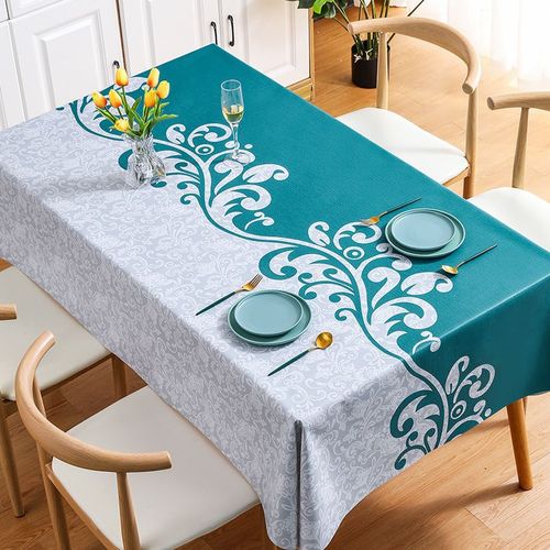 Benzhihuayuanyuan tablecloth wholesale cross-border American waterproof and oil-proof rectangular tablecloth ins style coffee table cloth