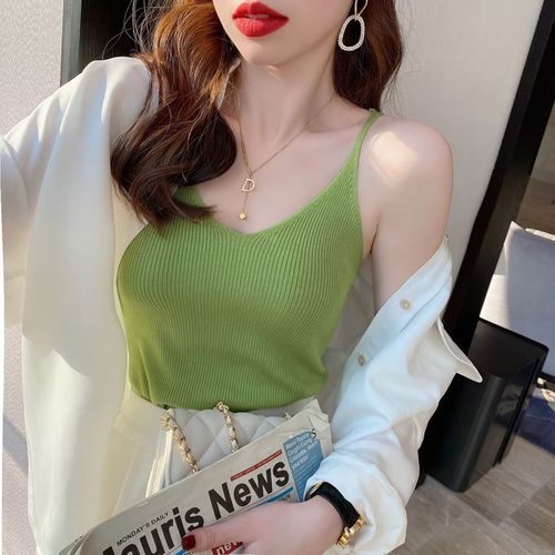 Special Price Camisole Tank Top High Elastic Commute Style One-Time Dropshipping Factory Stock