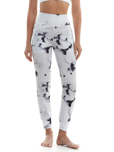 Digital printing camouflage yoga pants for women with pockets, high-waisted, tight-fitting, abdominal-toning fitness sports long pants