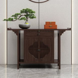 New Chinese-Style Entrance Foyer Console Table Against the Wall, Foyer Cabinet, Altar Table for Home Use