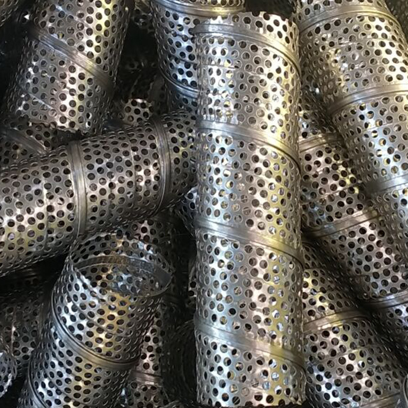 螺旋焊接滤芯骨架直缝焊接过滤管激光打孔网孔管圆柱冲孔滤芯