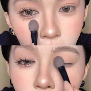 沧州化妆刷扁头高光刷眼影晕染腮红刷提亮刷局部定妆柔软铺色羊毛