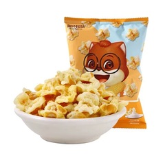 One-stop service for 3 squirrels corn flower 70g office leisure snack puffed potato chips instant popcorn 