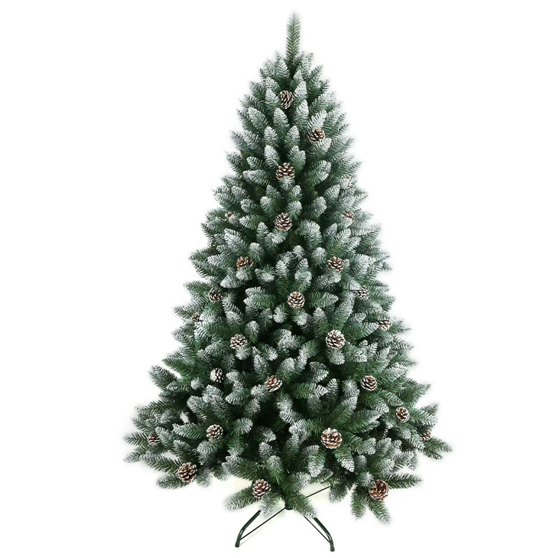 Искусственная ёлка Christmas, пушистая сосна с шишками, плотные ветви из ПВХ, размеры 120–240 см