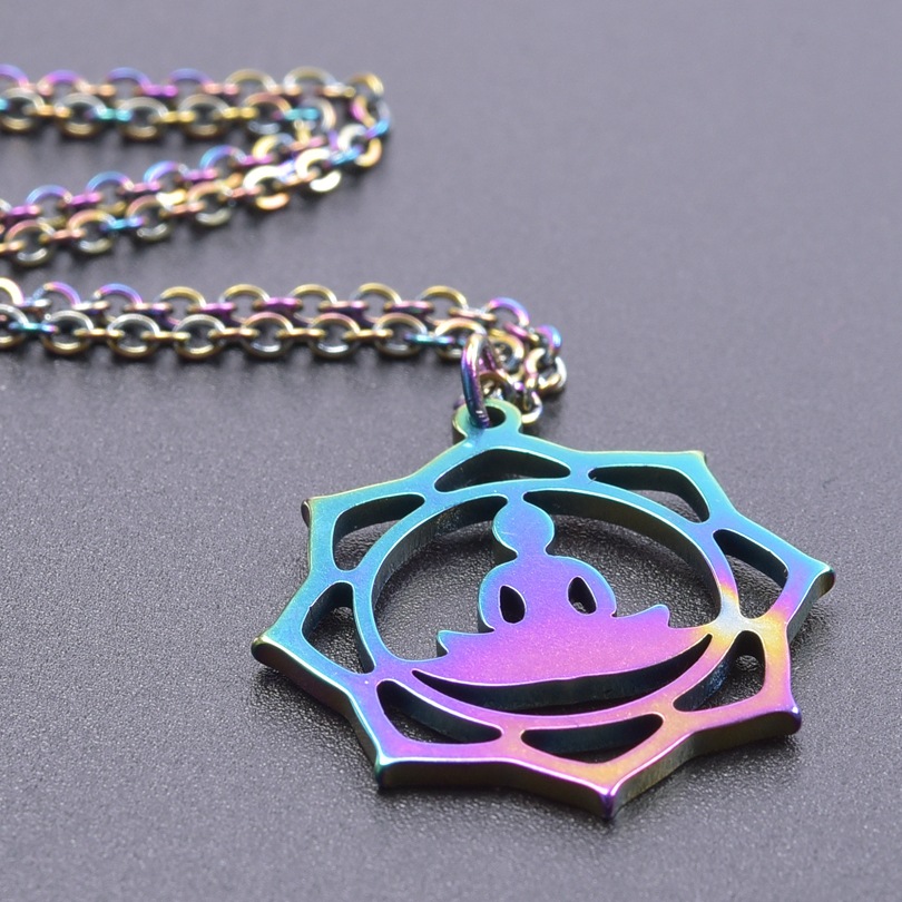 

Women's Lotus Diy Accessories Accessories Necklace Stainless Steel Pendant