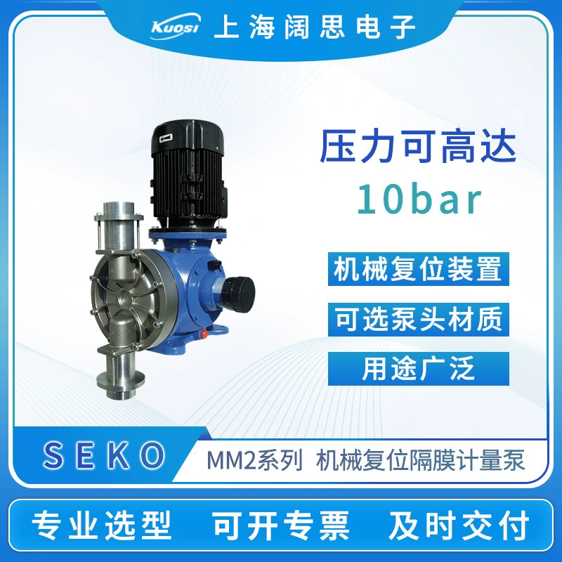 SEKO Sego Механический мембранный дозирующий насос MM2 серии PVDF головка насоса большого потока дозирующий насос высокого давления