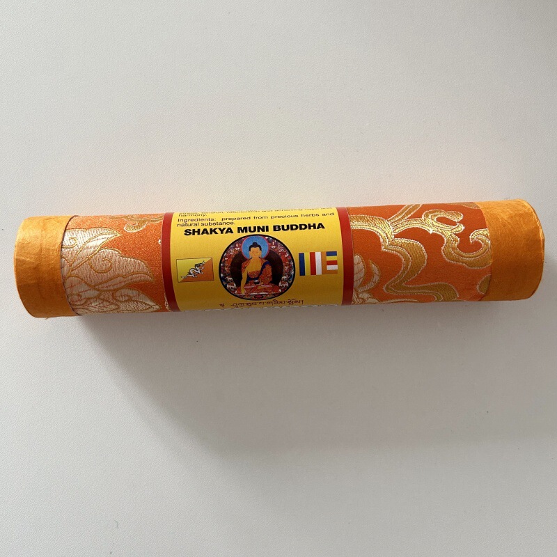 雷龙druk锦缎圆筒装藏香14种可选 手工植物线香尼泊尔 原装草本|undefined