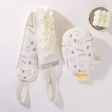 二合一拉背巾 强力搓泥去灰 沐浴花洗澡巾沐浴条套装搓澡巾搓背巾