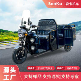 电动三轮车代步家用折叠平板三蹦子工厂农场EEC欧洲货运出口中亚