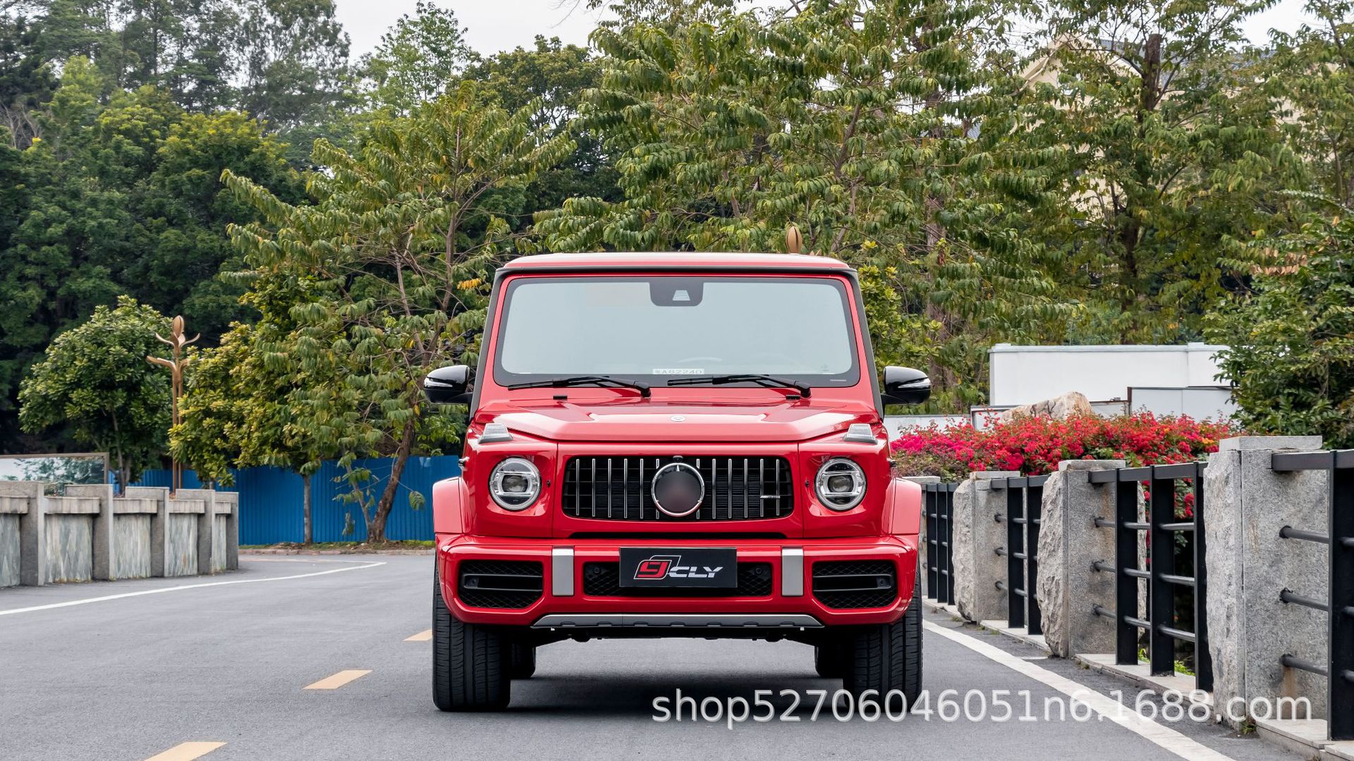 Applicable to 19-23 Mercedes-Benz G-Class G350 G500 W464 Modified G63 Front Bar Middle Net Wheel Eyebrow Surrounding Kit